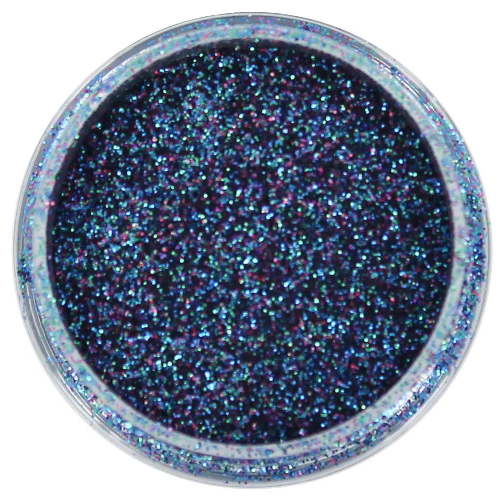Bio Sculpture Essence Glitter Mermaids Tale 5g – ultra-fine iridescent blue and green glitter for sparkling, ocean-inspired nail art designs