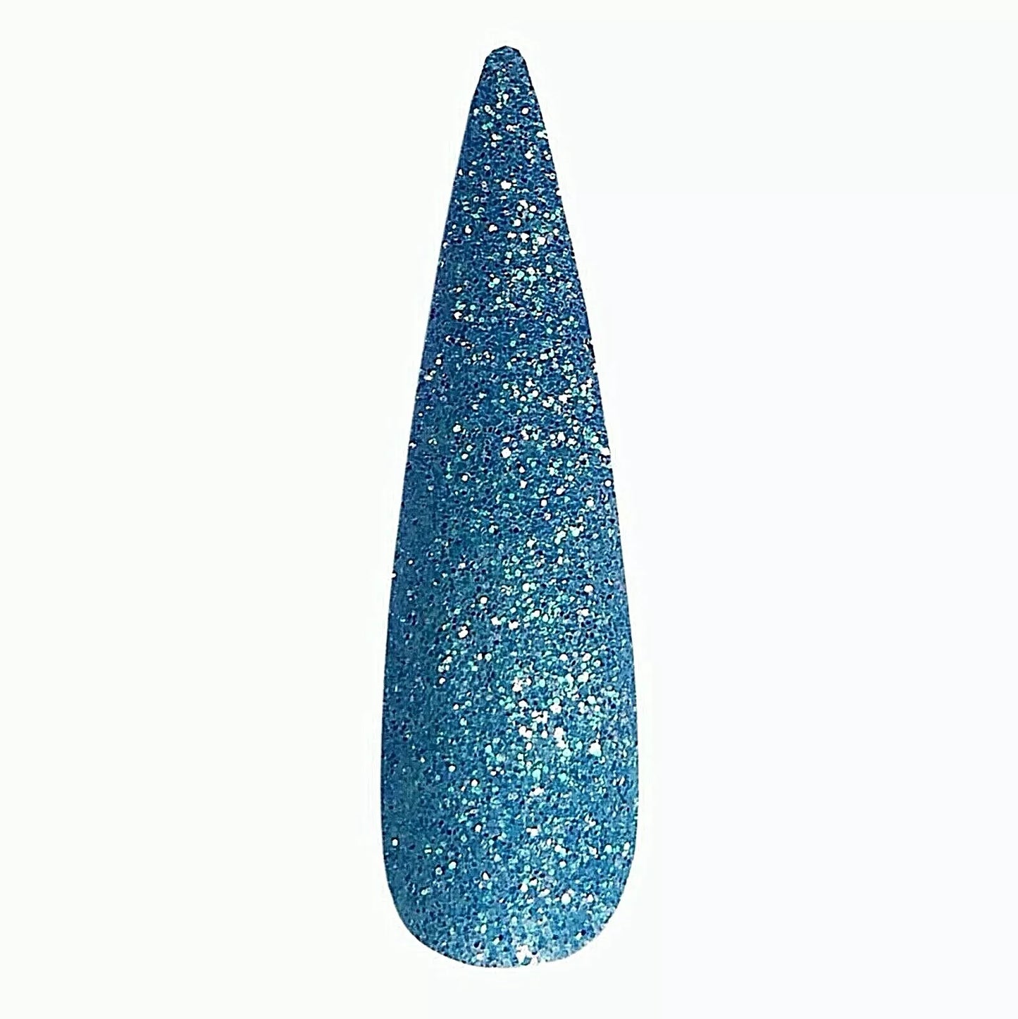Bio Sculpture Essence Glitter Blue Hawaii 5g – ultra-fine blue glitter for sparkling, tropical-inspired nail art designs