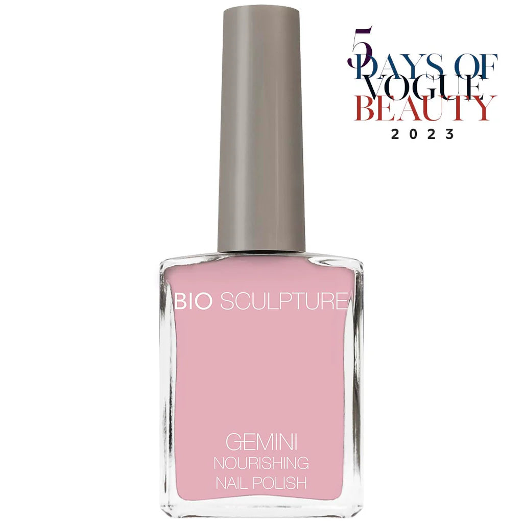 Bio Sculpture Gemini Nail Polish No. 68 French Rose – vegan, soft creamy pink nail polish for a natural, elegant manicure