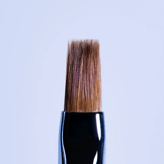 Bio Sculpture Bling Gel Brush No. 6 Retractable – cruelty-free, ergonomic gel brush with retractable, glittering handle for salon-quality nail art and easy storage