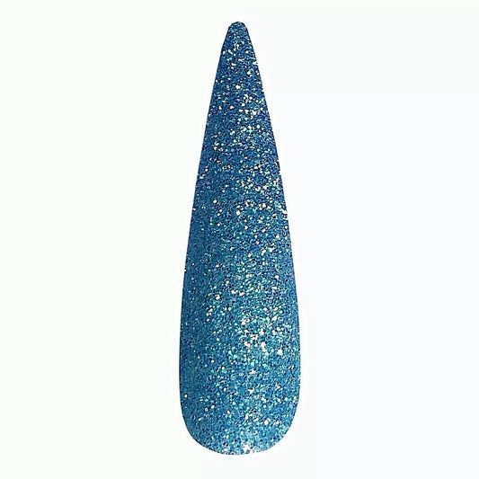 Bio Sculpture Essence Glitter Blue Hawaii 5g – ultra-fine blue glitter for sparkling, tropical-inspired nail art designs