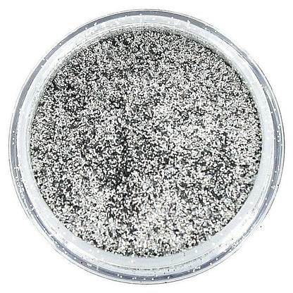 Bio Sculpture Essence Glitter Silver Glow 5g – ultra-fine silver glitter for sparkling, creative nail art designs