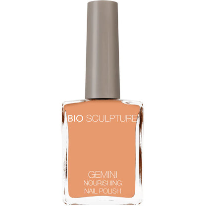 Bio Sculpture Gemini Nail Polish No. 266 Clay Pathway – vegan, peachy yellow clay nail polish for a modern, earthy manicure