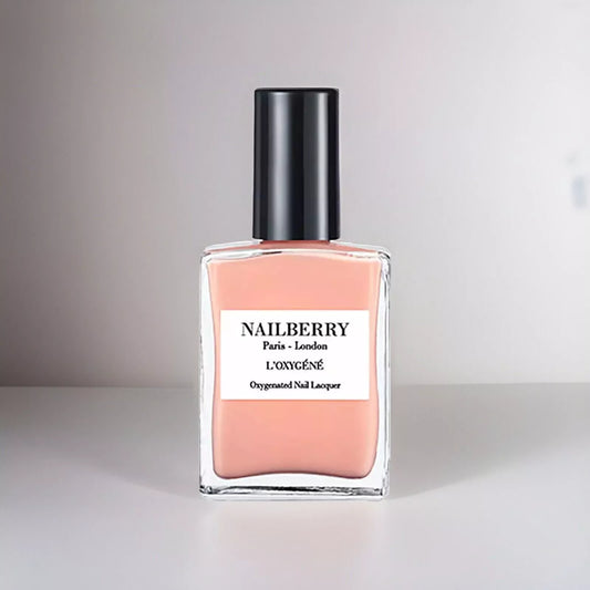 NAILBERRY L'Oxygéné Oxygenated Nail Polish - Peach of My Heart 15ml | Fresh & Breathable Colour