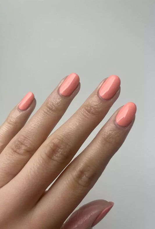 NAILBERRY L'Oxygéné Oxygenated Nail Polish - Peach of My Heart 15ml | Fresh & Breathable Colour