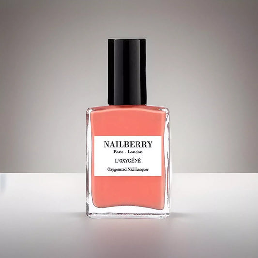 Nailberry L'Oxygéné Oxygenated Nail Polish - Peony Blush 15ml | Breathable & Vibrant Colour