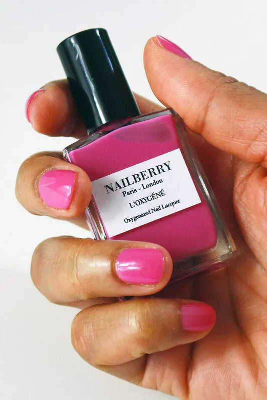 Nailberry L'Oxygéné Oxygenated Nail Polish - Pomegranate Juice 15ml | Rich & Breathable Colour
